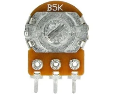 Oem Rotacinis potenciometras 5kOhm tiesinis 1/5W B5K - 5 vnt
