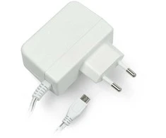 Rpi Akcesoria Maitinimo šaltinis T6712DV, skirtas Raspberry Pi 3B+/3B/2B/Zero, microUSB 5.1V/2.5A, originalus baltas