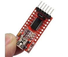 Oem RS232 – FT232 – FTDI USB/TTL konverteris – 5V/3.3V – UART – Arduino