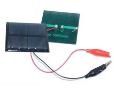 Oem Saulės elementas - 0.45W 3V - 55x60x3mm - Saulės baterija - Saulės baterija - Fotovoltinė plokštė - Pv