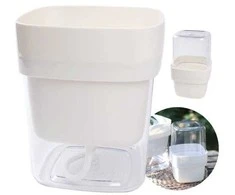 Oem Savaime laistantis gėlių vazonas - 10.2 cm - Baltas - Automatinis augalų laistymas