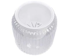 Oem Savaime laistantis gėlių vazonas – 14.5 cm – baltas – su
