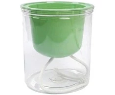 Oem Savaime laistantis gėlių vazonas – 14.5 cm – baltas – su