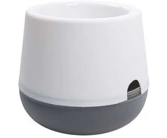 Oem Savaime laistantis gėlių vazonas – 14.5 cm – baltas – su