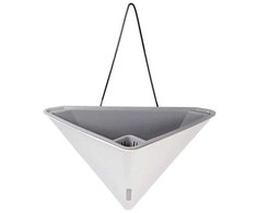Oem Savaime laistantis gėlių vazonas – 14.5 cm – baltas – su