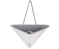 Oem Savaime laistantis gėlių vazonas – 14.5 cm – baltas – su
