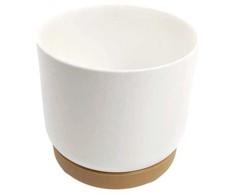 Oem Savaime laistantis gėlių vazonas – 14.5 cm – baltas – su