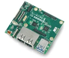 Seeed Studio Dviejų Gigabit Ethernet Carrier plokštė, skirta Raspberry Pi Compute Module 4, Seeedstudio 102110497