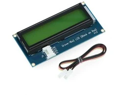 Seeed Studio Grove, 2x16 simbolių LCD ekranas su apšvietimu (juoda ant raudonos)