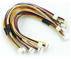 Seeed Studio Grove, penkių lizdas-lizdas 4 kontaktų, 2mm / 20cm laidų rinkinys, I2C spliteris
