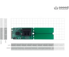 Seeed Studio PCIe 3.0x2 M.2 NGFF raktas B į SATA 3.0 6Gb/s konverteris - 2 prievadai - JMB585 - skirtas Odyssey-X86J4105 - Seeedstudio 103990565