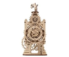 Senas laikrodžio bokštas - laikrodžio bokštas - mechaninis modelis surinkimui - fanera - 44 elementai - Ugearsmodels