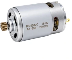 Oem Šepetėlinis nuolatinės srovės variklis 16.8V - RS550VC - 12 dantų - didelis sukimo momentas