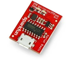Serial Basic, keitiklis USB-UART CH340G, microUSB prievadas, SparkFun DEV-14050