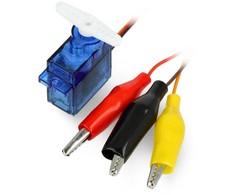 Servo - micro - 360 laipsnių - krokodilo jungtys - Kitronik 25111