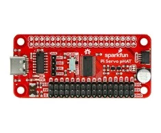 Servo pHAT, 16 kanalų PWM I2C valdiklis, skirtas Raspberry Pi, SparkFun DEV-15316