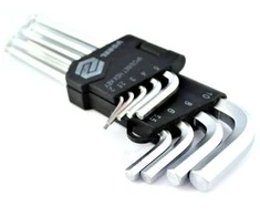 Šešiakampių raktų rinkinys 2-10mm Vorel 56477 - 9 vnt
