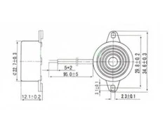 Oem SFM-20B 3-24V garsiakalbis - labai garsus - DIY projektams signalizacijai ir kt