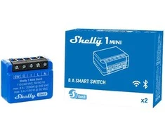 Shelly Group Wi-Fi valdoma išmanioji relė Shelly 1 Mini Gen3 x2