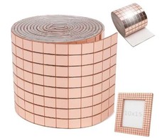 Oem Sidabrinė stiklo mozaika - ritinėlis 100x4cm 1mm - 3D lipnus mozaikos lipdukas