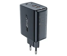 Sieninis įkroviklis Acefast A29 PD50W GAN 2x USB-C 50W (juodas)