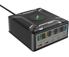 Sieninis įkroviklis Blitzwolf BW-S26 250W (juodas)
