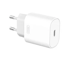 Sieninis įkroviklis XO L91EU USB-C 25W - Baltas