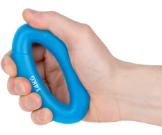 Silikoninė rankena rankų reabilitacijai, 0 - 14 kg, mėlyna, REBEL ACTIVE