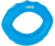Silikoninė rankena rankų reabilitacijai, 0 - 14 kg, mėlyna, REBEL ACTIVE