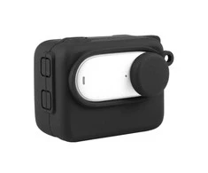 Silikoninis apsauginis dėklas Puluz skirtas Insta360 GO 3 su objektyvo dangteliu
