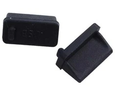 Oem Silikoninis USB tinklo prievado dangtelis - juodas - tinklo prievado dangtelis