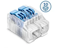 Simet Greita jungtis su svirtimi SCL2 B10 - 2 takeliai 4mm 32A/450V - Perfect Quick connector - 10 vnt.