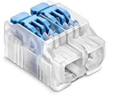 Simet Greita jungtis su svirtimi SCL2 B10 - 2 takeliai 4mm 32A/450V - Perfect Quick connector - 10 vnt.