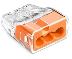 Simet SCP3 plug-in greitoji jungtis - 3 takeliai 4mm 32A/450V - Perfect Quick connector - 100 vnt.