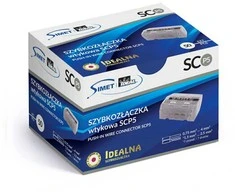 Simet SCP5 plug-in greitoji jungtis - 5 takeliai 4mm 24A/450V - Perfect Quick connector - 50 vnt.
