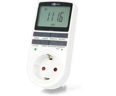 Skaitmeninis laiko programuotojas 230V 3680W IP20 - Goobay 64900