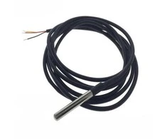 Oem Skaitmeninis temperatūros jutiklio klonas DS18B20 vandeniui atsparus kabelis 3mb - Arduino