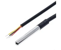 Oem Skaitmeninis temperatūros jutiklio klonas DS18B20 vandeniui atsparus kabelis 3mb - Arduino