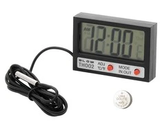 Skydinis termometras BLOW LCD+laikrodis TH002