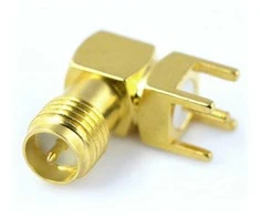 Oem SMA lizdo jungtis, dešinėje kampas atvirkštinė - 50Ω