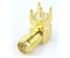 Oem SMA lizdo jungtis, dešinėje kampas atvirkštinė - 50Ω