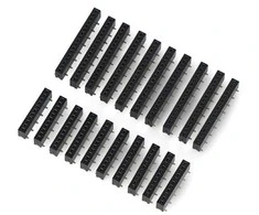SMD tvirtinimo jungčių rinkinys M5StampS3 - 1x11 kontaktų ir 1x17 kontaktų - 1.27 mm žingsnio - 20 vnt, - M5Stack A138
