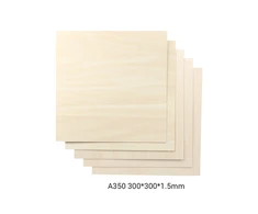 Snapmaker liepos lakštas - A350 - 300x300x1.5mm - 5 vnt