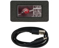 Soldered 2 rašalo plokštelė su korpusu ir baterija – 2.13 colių 212x104 pikselių elektroninio popieriaus ekranas – ESP32 – skirtas Arduino – lituojamas 333228