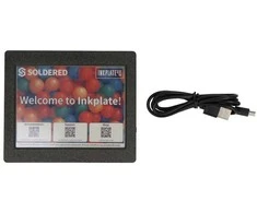 Soldered Inkplate 6COLOR su korpusu ir baterija - elektroninio popieriaus ekranas 5.85'' 600x448px - ESP32 - skirtas Arduino - Lituota 333231