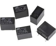 Oem SONGLE SRSB-12VDC-SL-A maitinimo relė 5A - 5V - 4PIN - kontaktai 250VAC