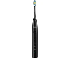 Sonic dantų šepetėlis TEESA SONIC 2 juodas, 5 veikimo režimai, kelioninis dėklas, USB C tipo jungtis