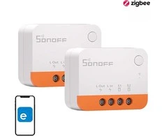 Sonoff ZBMINIL2 išmanusis ZigBee mini jungiklis (2 vnt.)