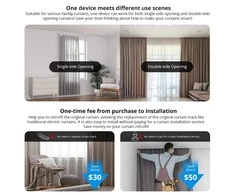 SONOFF Zigbee išmanusis užuolaidų variklis