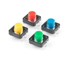 Spalvoti mygtukai, x4, SparkFun PRT-14460